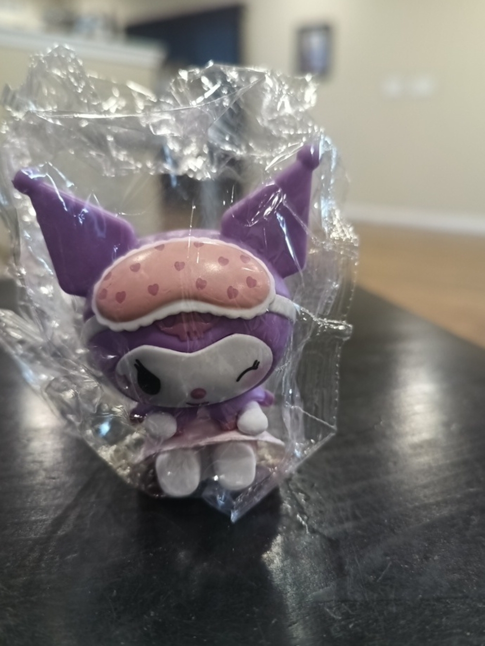 Pink Sleep Mask Kuromi Blind Box Figure